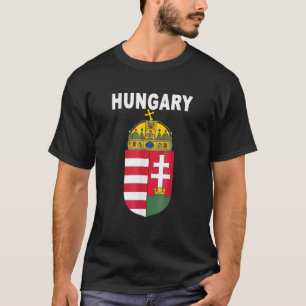 Hungarian National Emblem Designs Hungarian Roots T-Shirt