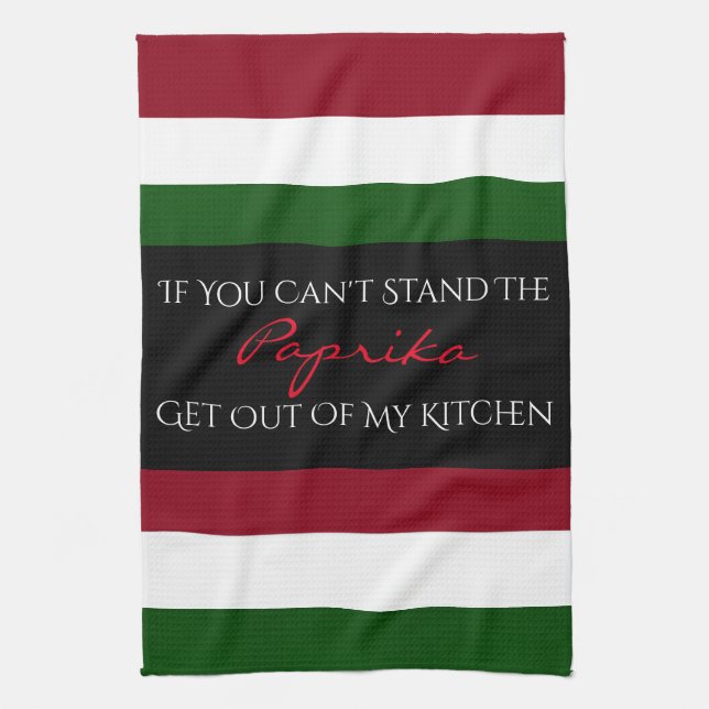 Hungarian Paprika Kitchen Towel (Vertical)