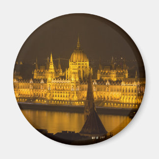 Hungarian Parliament Budapest by night Magnet