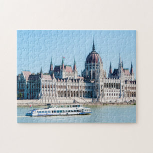 Hungarian Parliament Building in Budapest city Jigsaw Puzzle