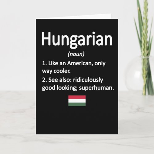 Hungarian Roots Hungary Flag Hungarian Heritage Card