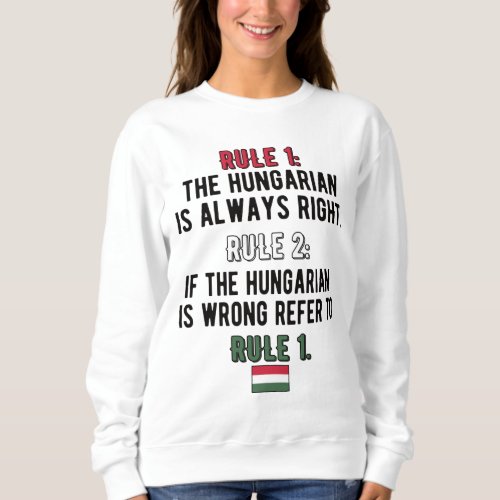 Hungarian Roots Hungary Flag Hungarian Heritage Sweatshirt