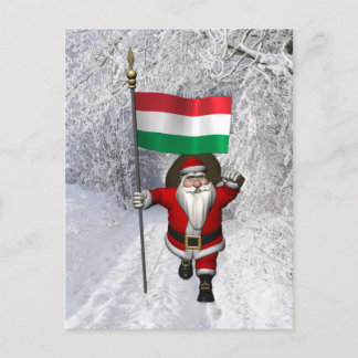 Hungarian Santa Claus Postcard
