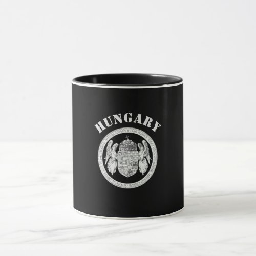 Hungarian Seal with Coat of Arms Hungary Gifts Mug
