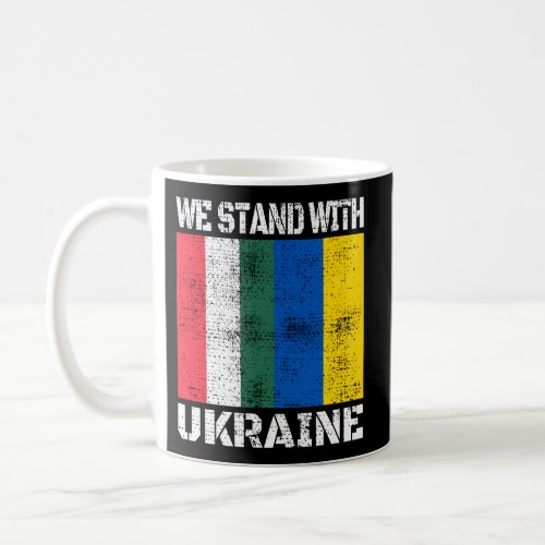 Hungarian Support Ukrainian We Stand With Ukraine  Coffee Mug