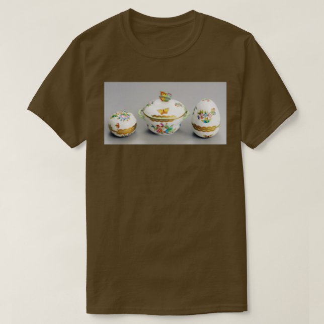 Hungarian traditional Herendi pottery bonboniers 4 T-Shirt (Design Front)