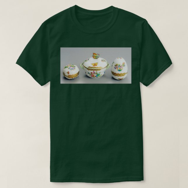 Hungarian traditional Herendi pottery bonboniers 6 T-Shirt (Design Front)