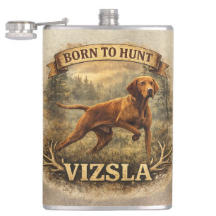Hungarian Vizsla Art Flask
