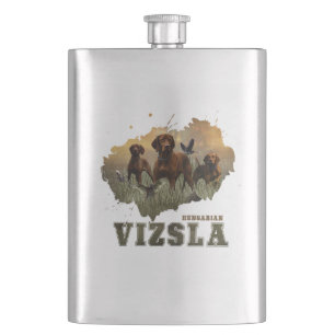 Hungarian Vizsla Art Flask