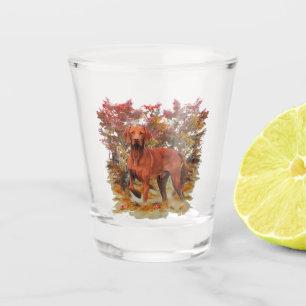 Hungarian Vizsla Art Shot Glass