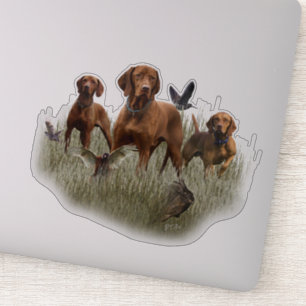 Hungarian Vizsla Art Sticker