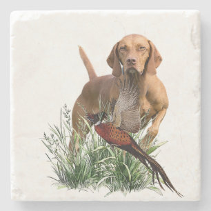 Hungarian Vizsla Art Stone Coaster