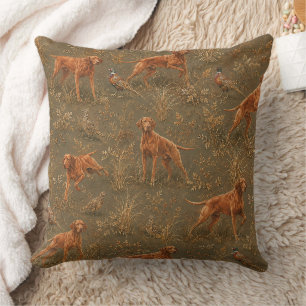 Hungarian Vizsla Art Throw Pillow