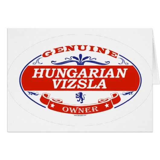 Hungarian Vizsla Cards (Front Horizontal)
