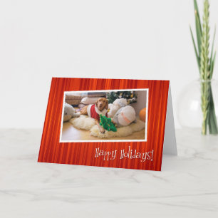 Hungarian Vizsla Christmas Card 010