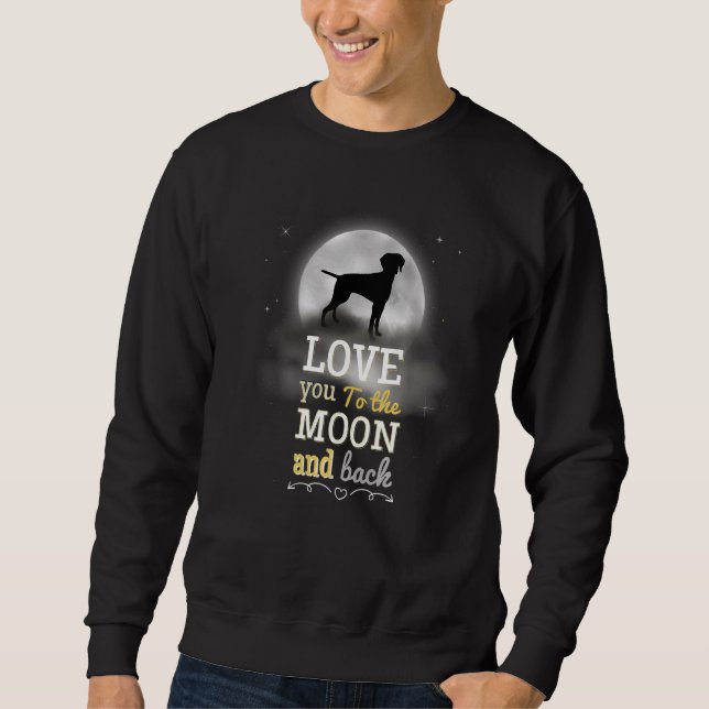 Hungarian Vizsla Dog Breed  2 Sweatshirt (Front)