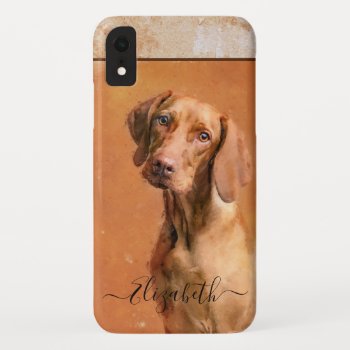 Hungarian Vizsla Dog Iphone Xr Case by ironydesignphotos at Zazzle