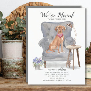 Hungarian Vizsla Dog | Moving Announcement