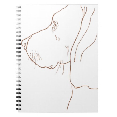 Hungarian Vizsla dog notebook