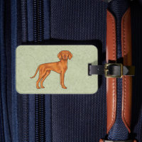 Hungarian Vizsla Pointer Cartoon Dog Drawing Green