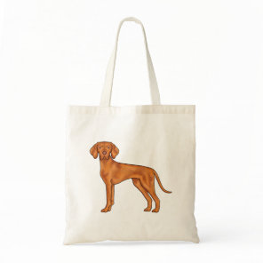 Hungarian Vizsla Pointer Dog Cute Cartoon Canine Tote Bag