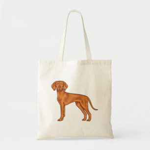 Hungarian Vizsla Pointer Dog Cute Cartoon Canine Tote Bag
