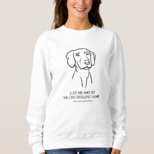 Hungarian Vizsla Velcro Dog Graphic T-Shirt Sweatshirt