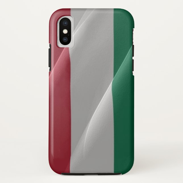 Hungarian waving Flag - Case-Mate iPhone Case (Back)
