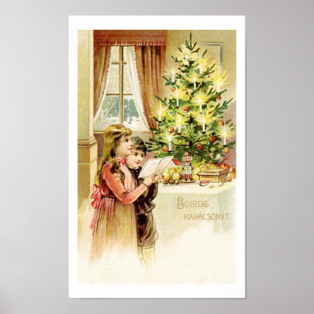 Hungarian Xmas 1902 Poster (Front)