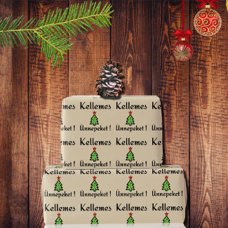 Hungarian Xmas greetings no2 Wrapping Paper