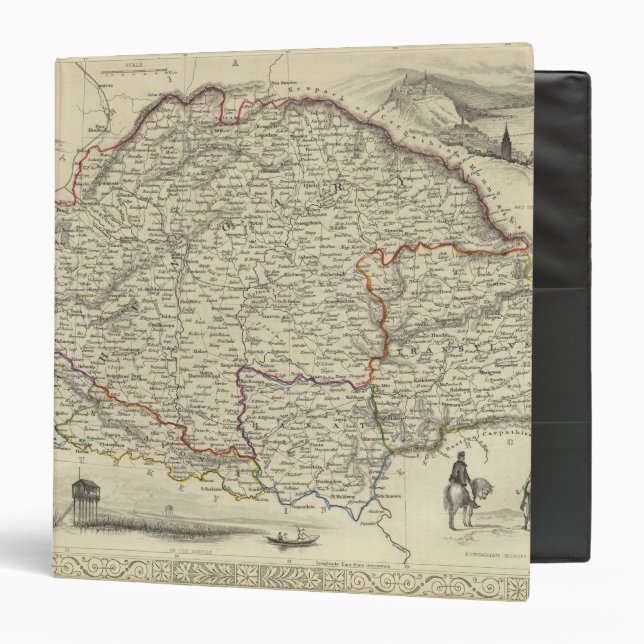 Hungary 3 Ring Binder (Front/Inside)