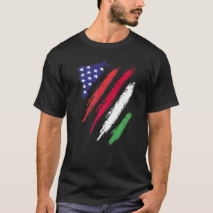 Hungary American Grown Flag USA Patriot Heritage M T-Shirt