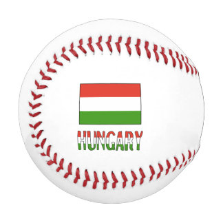 Hungary and Hungarian Flag Personalized Baseball