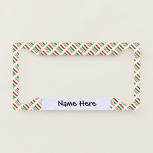 Hungary and Hungarian Flag Tiled Personalized  License Plate Frame