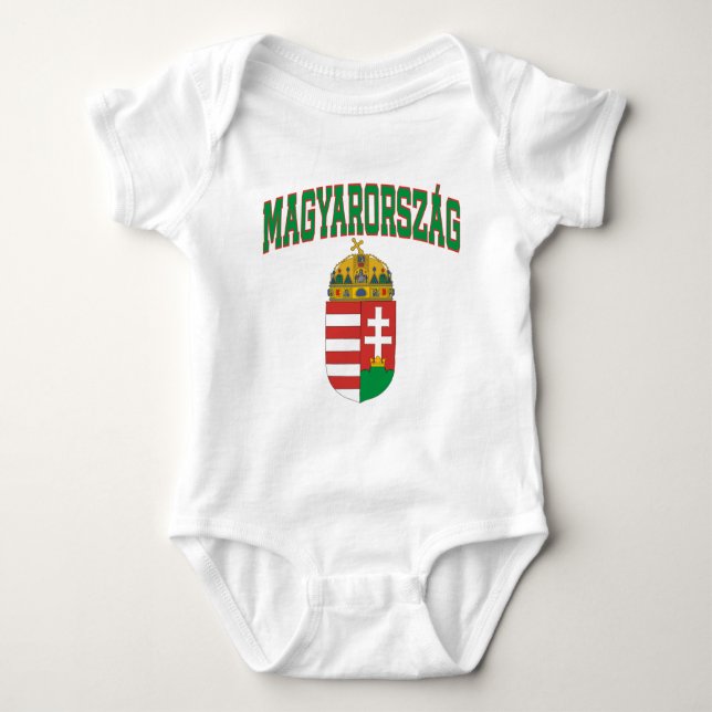 Hungary Baby Bodysuit (Front)