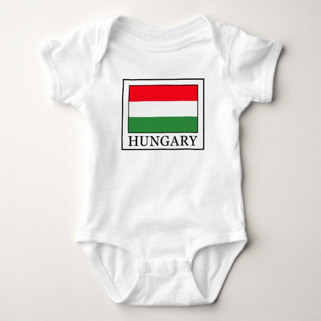 Hungary Baby Bodysuit (Front)