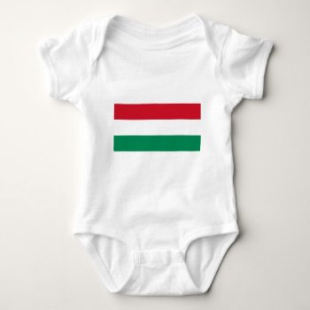 Hungary Baby Bodysuit by flagart at Zazzle
