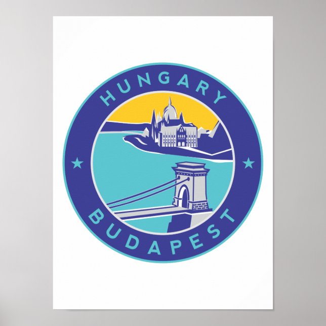 Hungary Budapest Poster (Front)