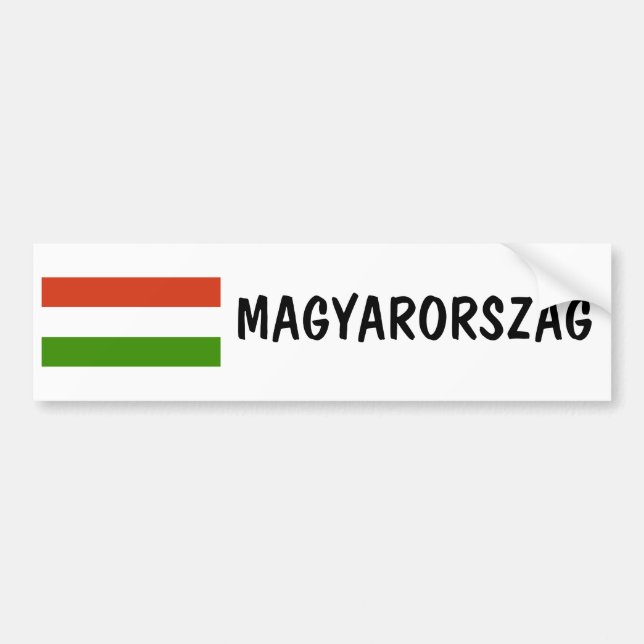 Hungary Bumper Sticker (Front)