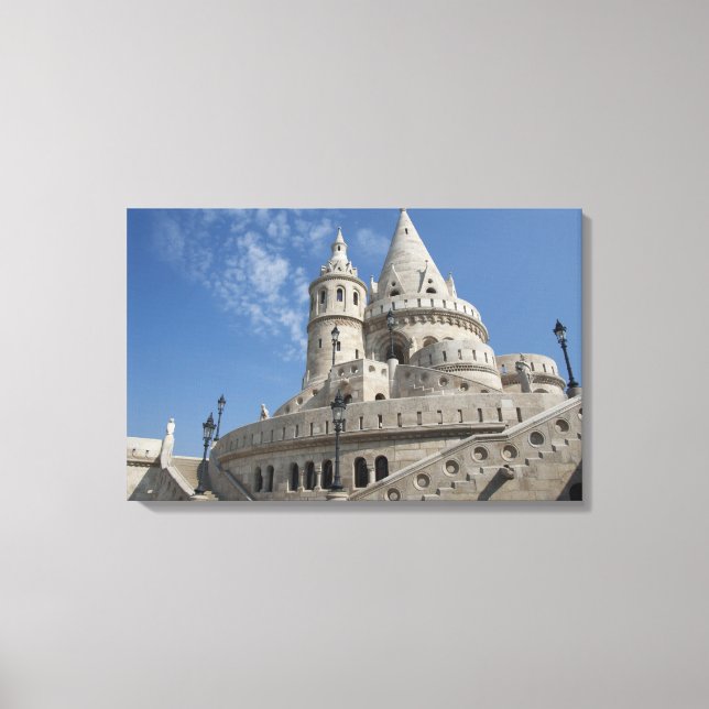 Hungary, capital city of Budapest. Buda, Castle 2 Canvas Print (Front)