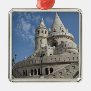 Hungary, capital city of Budapest. Buda, Castle 2 Metal Ornament