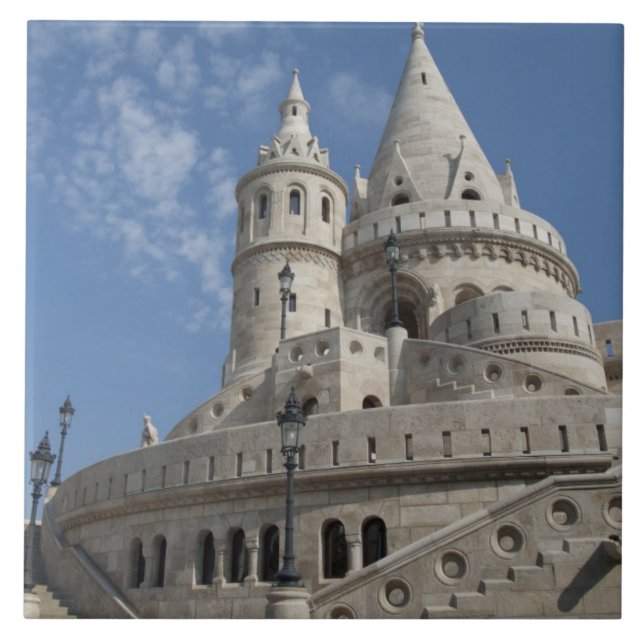 Hungary, capital city of Budapest. Buda, Castle 2 Tile (Front)