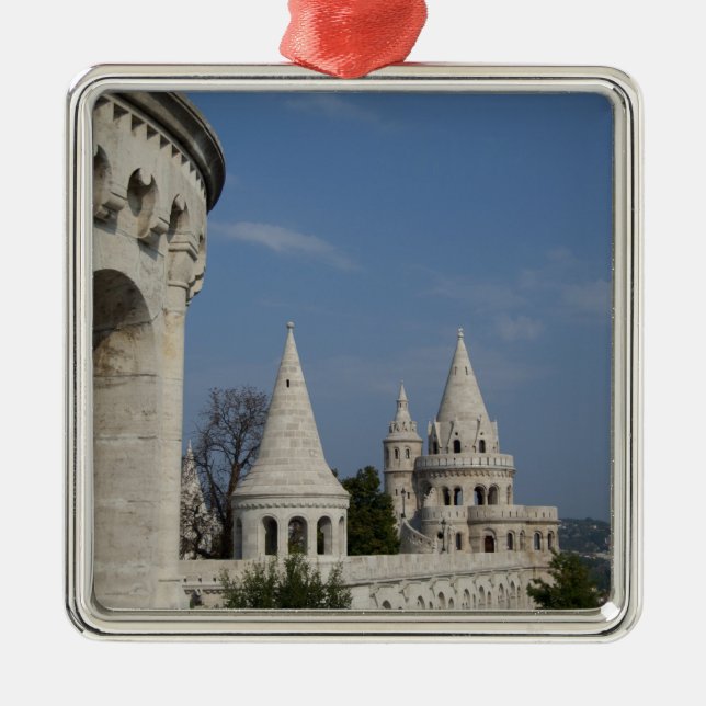 Hungary, capital city of Budapest. Buda, Castle Metal Ornament (Front)