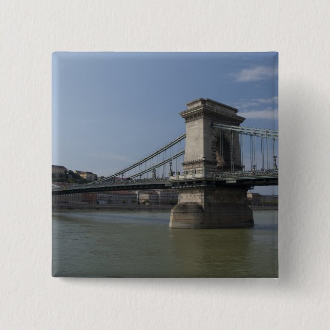 Hungary, capital city of Budapest. Historic 3 Button (Front)