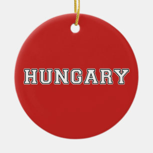 Hungary Ceramic Ornament