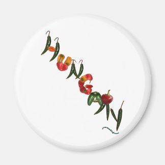 Hungary Chili Peppers Magnet