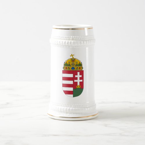 Hungary Coat of Arms Beer Stein