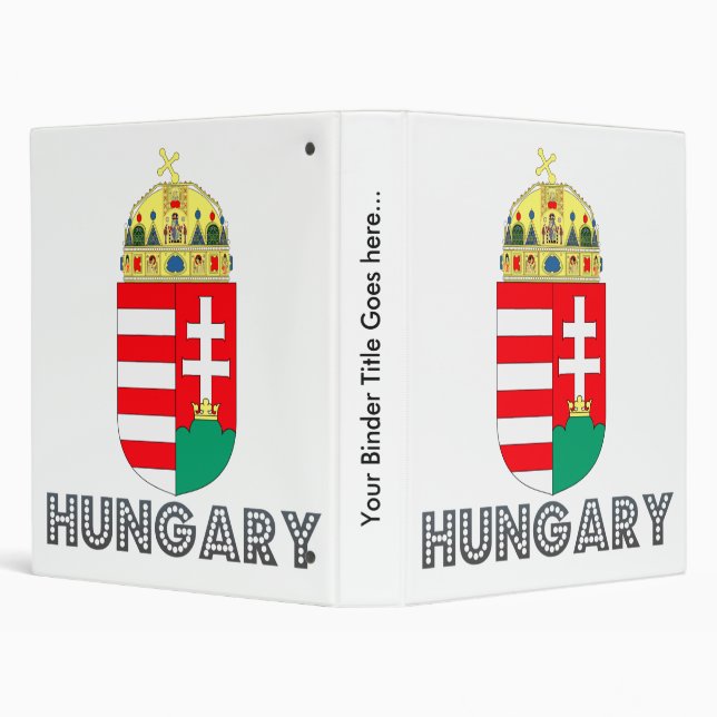 Hungary Coat of Arms Binder (Background)