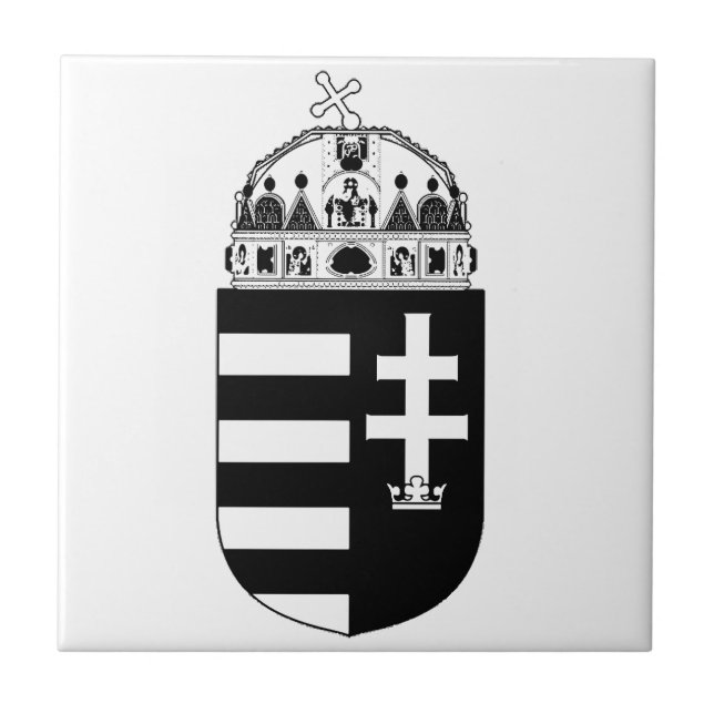 Hungary Coat of arms Ceramic Tile (Front)