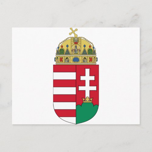 Hungary Coat of arms HU Postcard